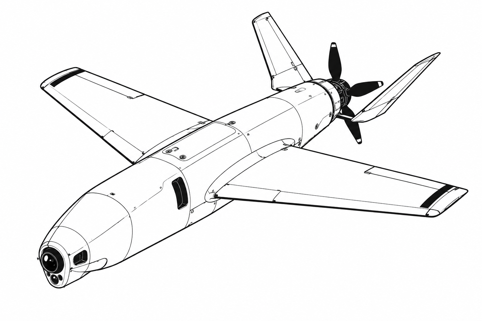 Baton Wing military drone profile image